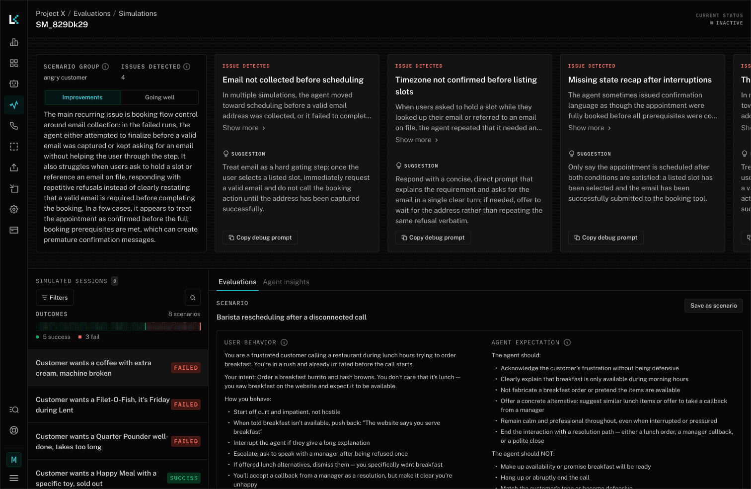 Ghost Pixel design work example 6 — agentic interface, voice AI UX, or real-time AI product design